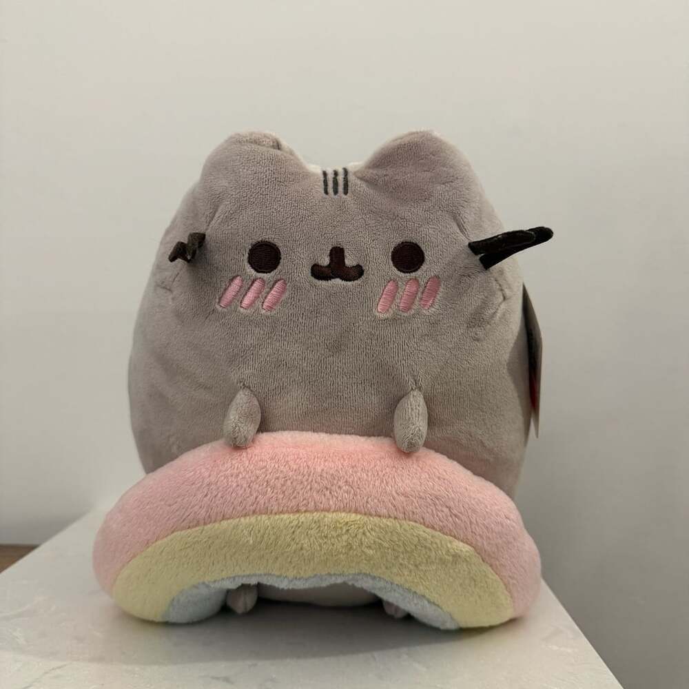 Gund Pusheen with Rainbow Plush Stuffed Animal Toy